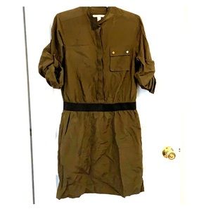 Silk/Cotton Safari Dress